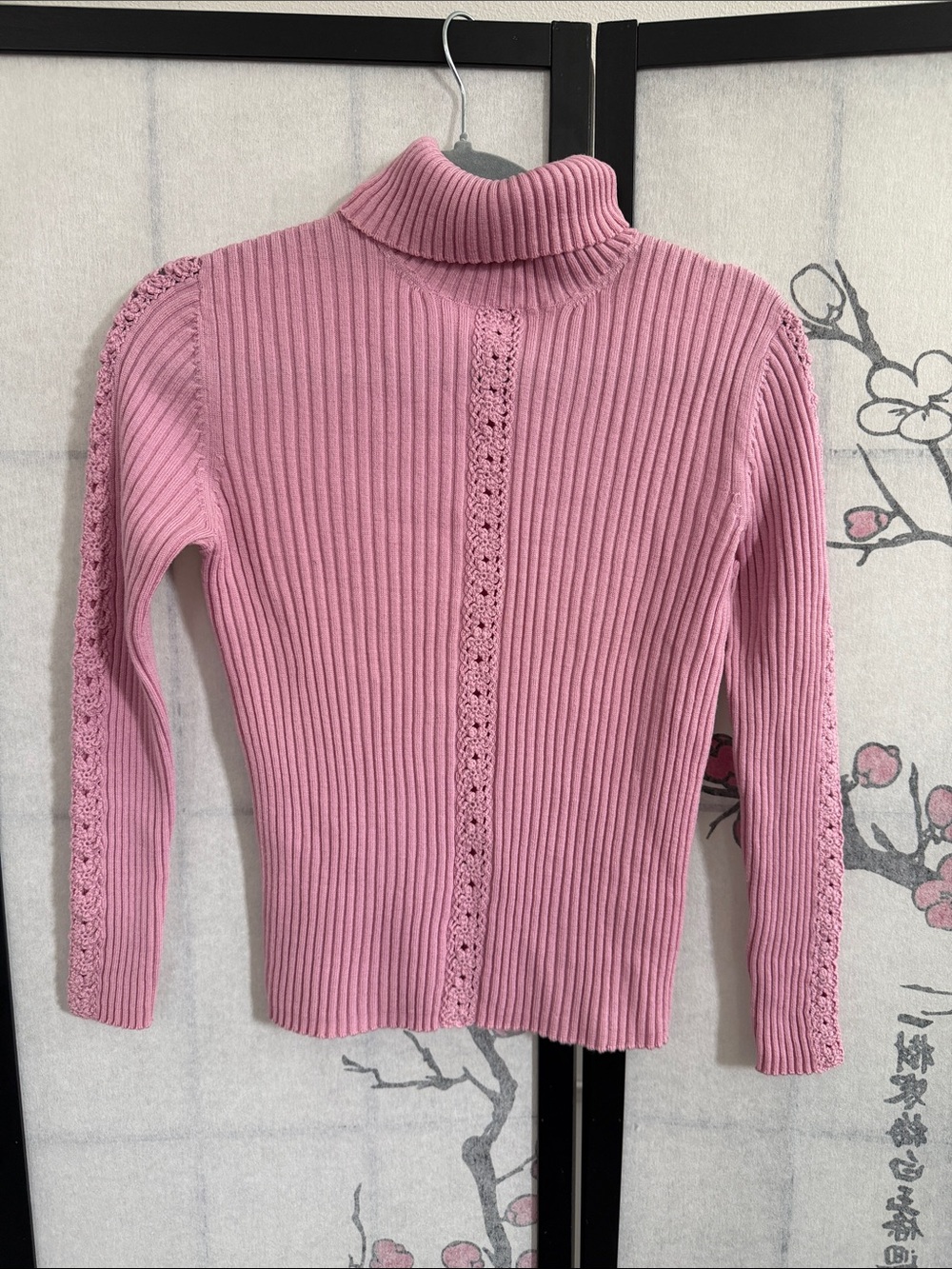 Pink Emanuel Ungaro turtle neck sweater